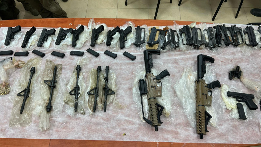 נשקים שנתפסו בצפון הארץ