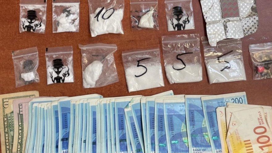הסמים שנתפסו בדירה