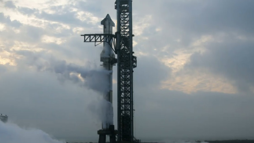 הכנות אחרונות לניתוק מכן השיגור לקראת המראה