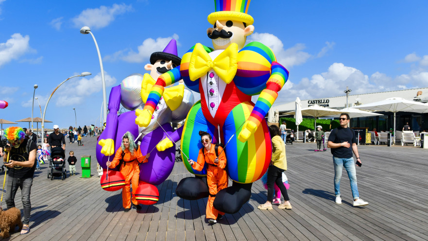 פורים בנמל תל אביב