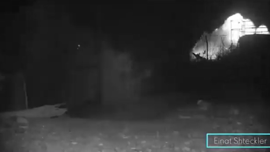 נפילת טיל שיוט סמוך לאילת