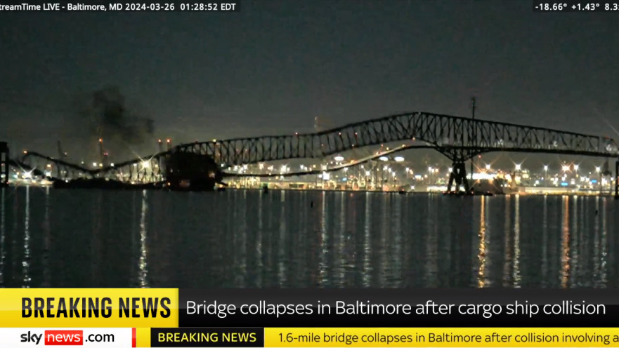 קריסת גשר בבולטימור