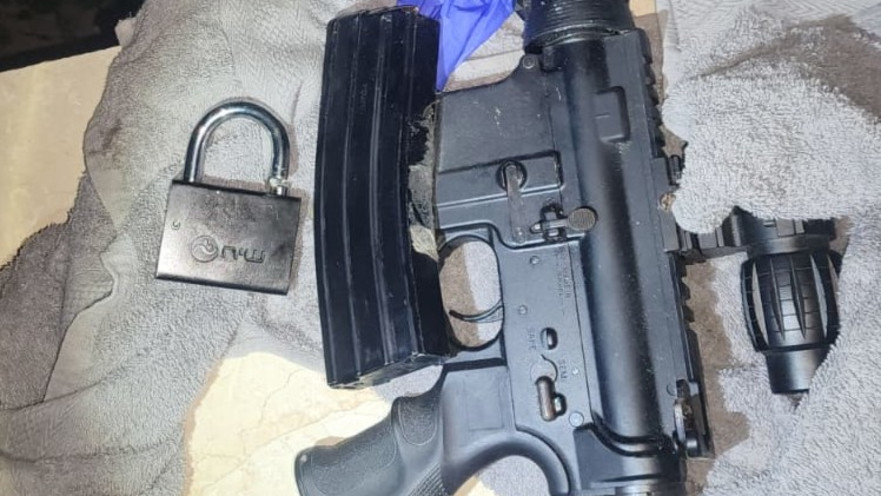 האמל"ח שנמצא בחניון בנתניה