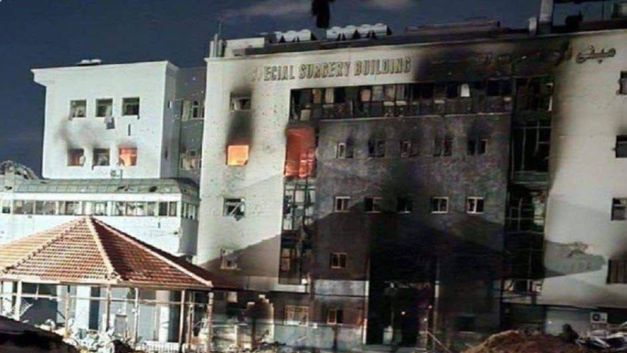 ההרס בבית החולים שיפא