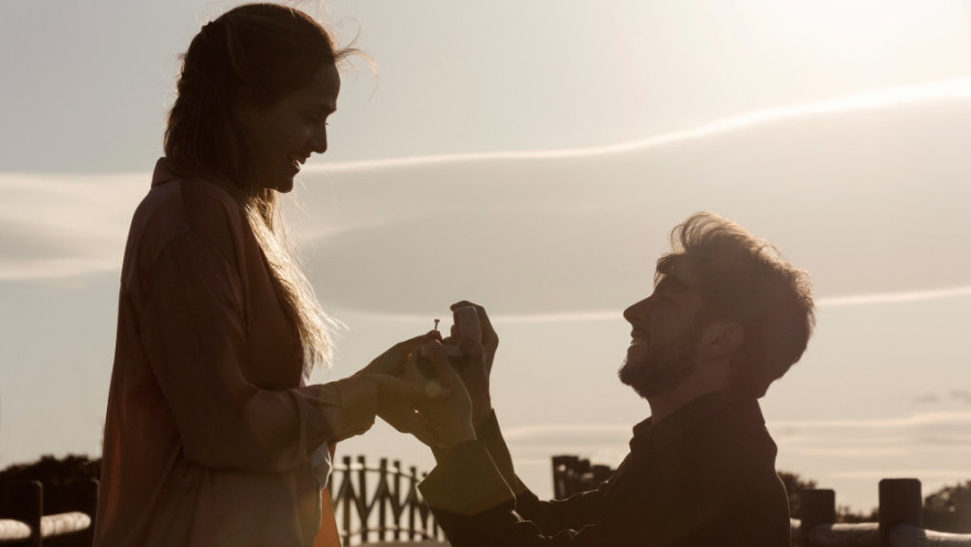 הצעת נישואין פשוטה ואינטימית