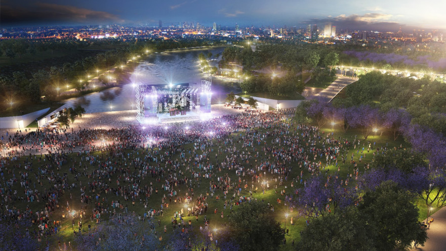 מתחם ההופעות בפארק אריאל שרון