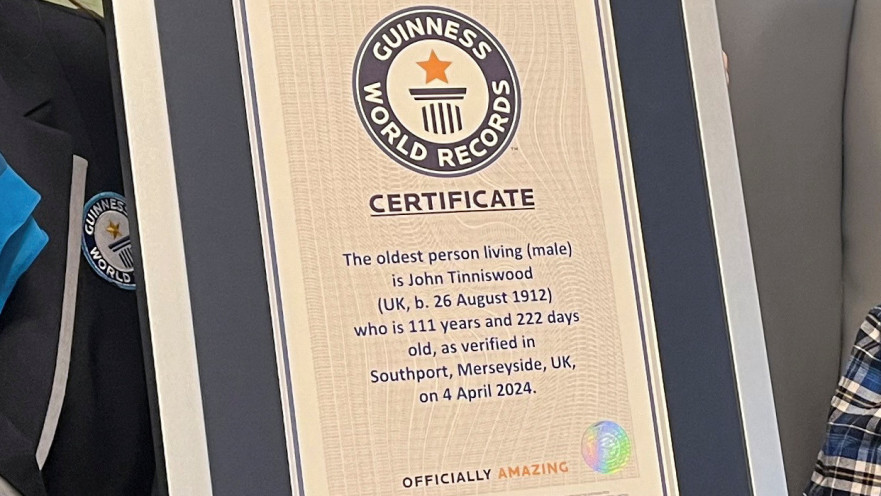 מי האיש הזקן בעולם שיזכה להחזיק בתואר?