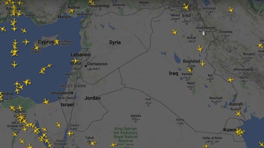 סגירת המרחב האווירי במזרח התיכון
