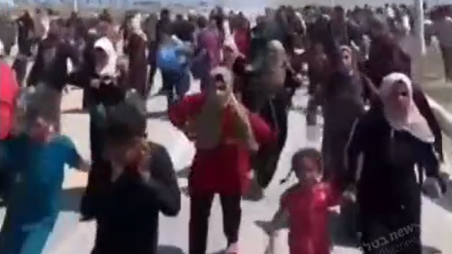 צה"ל מרחיק פלסטינים מעלייה לצפון הרצועה