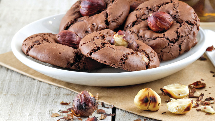 עוגיות שוקולד ואגוזי לוז