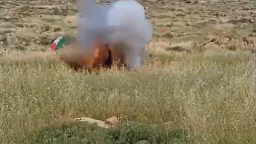 הפיצוץ בזירת האירוע