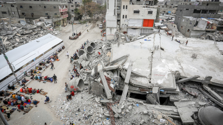 רפיח במבט מלמעלה