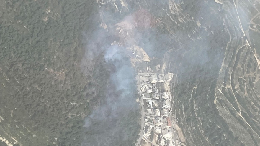 שריפה באזור ירושלים