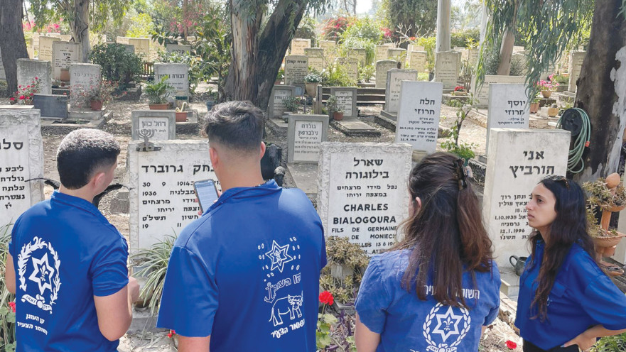 תנועת הנוער והלומד בבתי העלמין