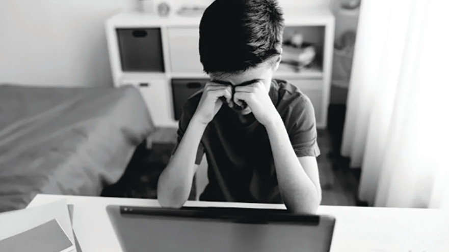 ילד סובל מהפרעות מוטוריות, אילוסטרציה