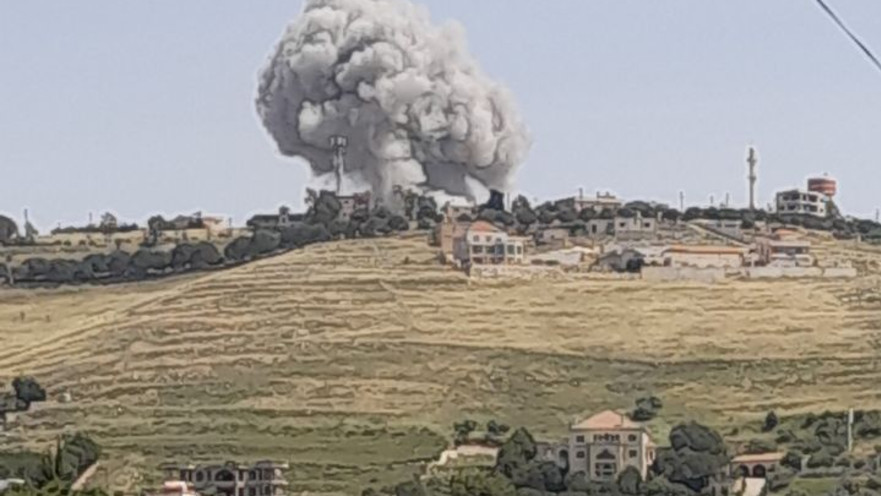 תיעוד התקיפה בדרום לבנון