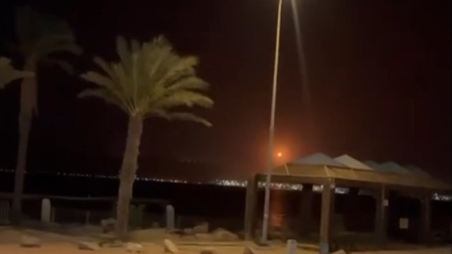 פיצוץ כטב"ם בשמי אילת