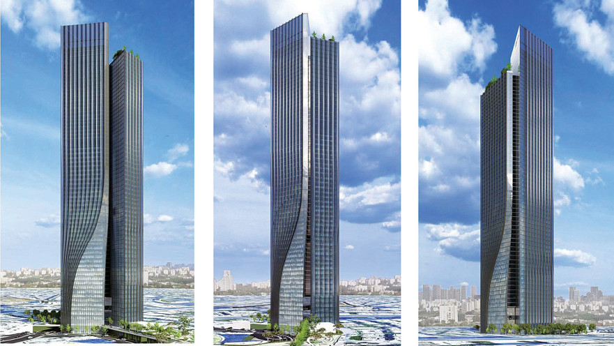 הדמיה של המגדל ברמת גן