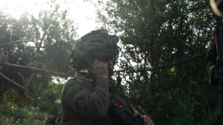 תיעוד מהתרגיל היחידתי של סיירת גולני