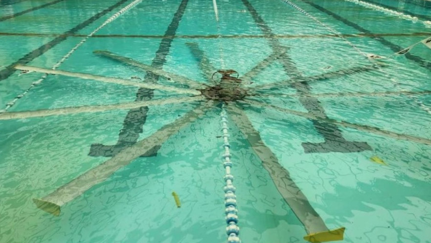 המאוורר הענק שקרס לבריכת השחיה במרכז ספיבק ברמת גן