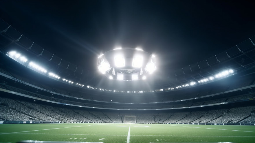 אצטדיון ריק, אילוסטרציה