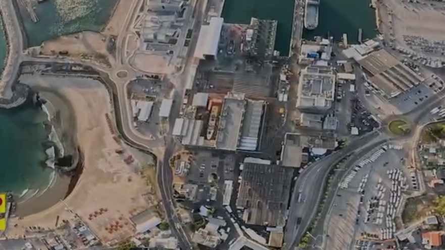 תיעוד כטב"ם חיזבאללה 