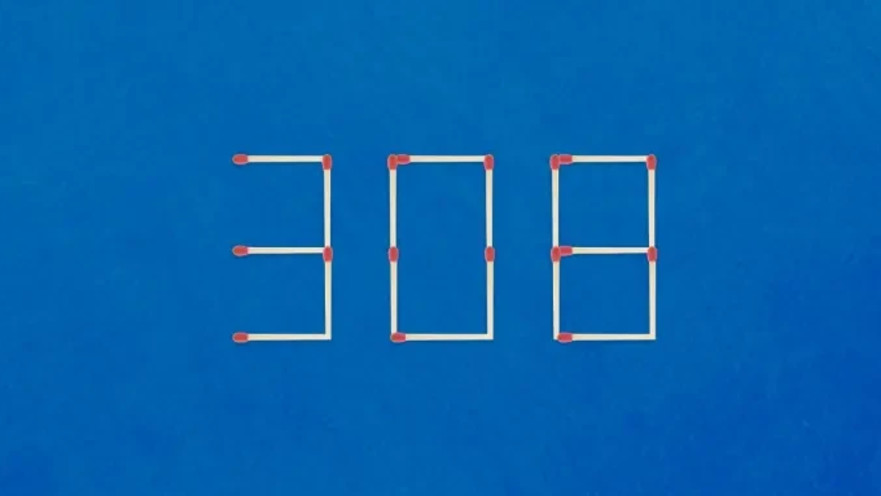 הזיזו שני גפרורים כדי לקבל מספר גבוה יותר