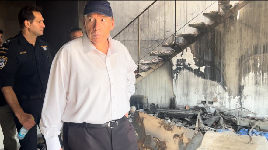 מבקר המדינה מתניהו אנגלמן בביקור בעוטף עזה