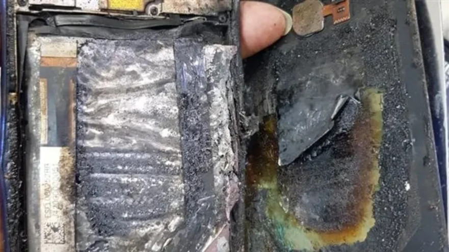 המכשיר התפוצץ בכיס