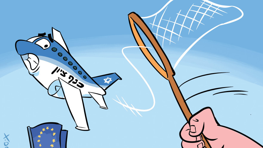 איור לטור של רון קופמן