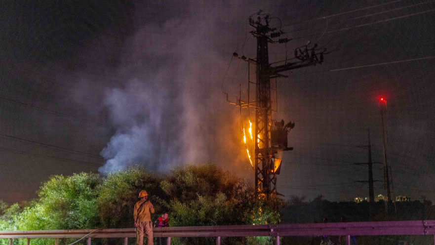 תשתיות חשמל שנפגעו בעוטף עזה במלחמת חרבות ברזל