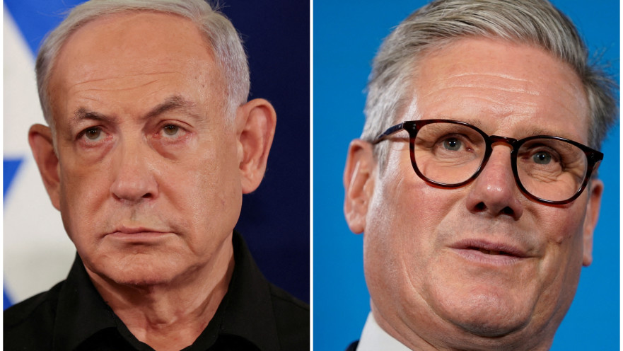 קיר סטארמר, בנימין נתניהו