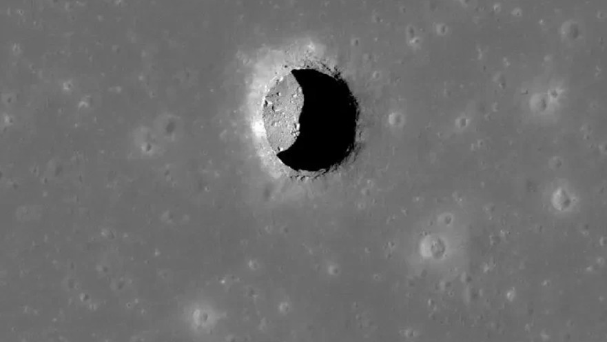 המנהרה שאותרה על הירח