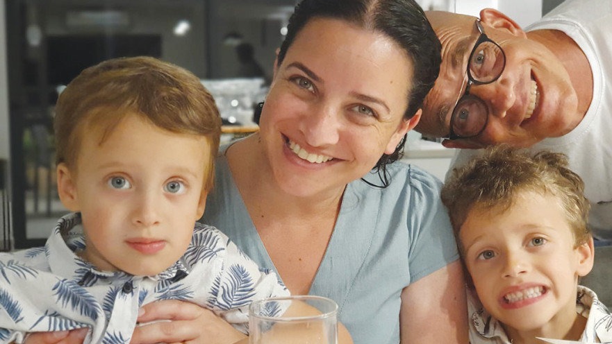 נועם כץ ואביה החטוף ליאור רודאיף