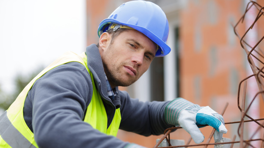 פועל בניין, אילוסטרציה