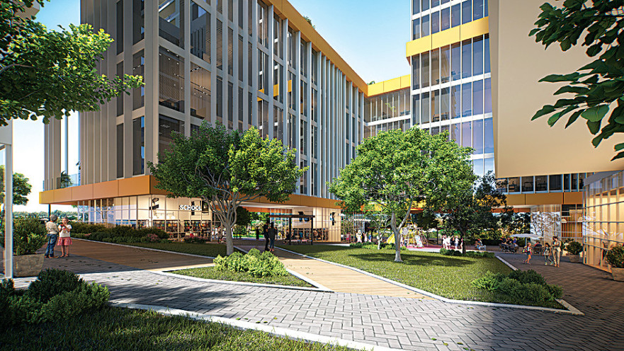 עליית הנוער בגבעתיים. מתחם משולב 