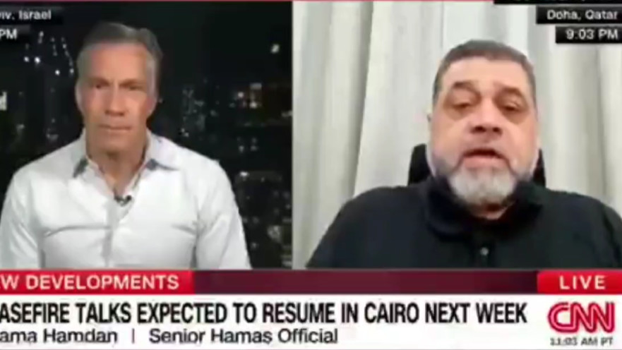 טרוריסט החמאס בריאיון ב-CNN