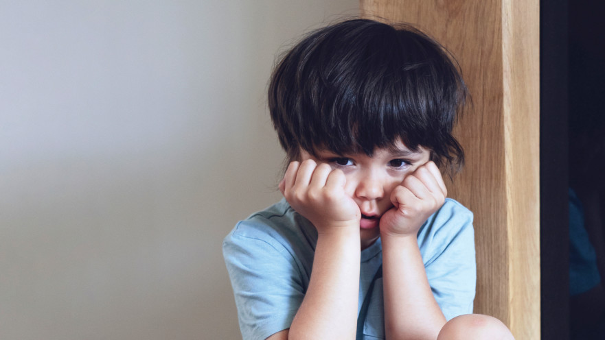 ילד שחווה חרדה