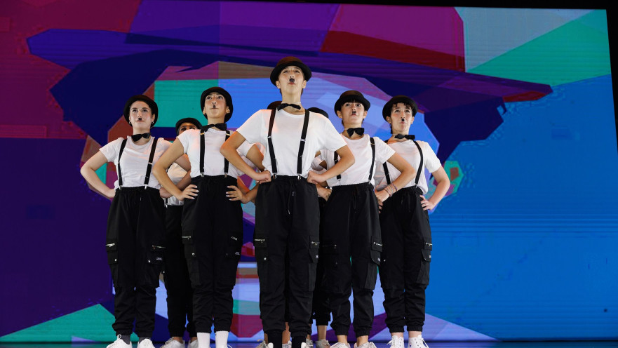 תלמידות מחול מהמרכז הערבי יהודי שיופיעו באירוע ההיפ הופ