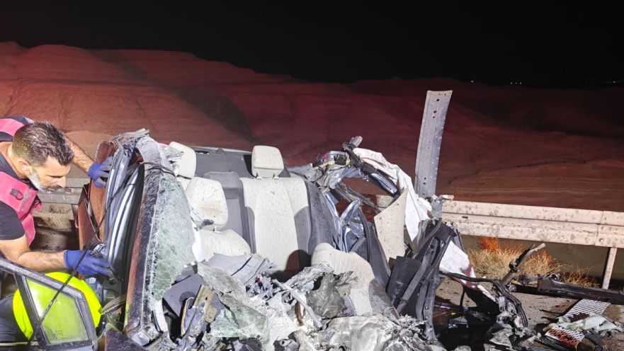 הרוג כבן 20 בתאונת דרכים כביש 90 צומת הערבה