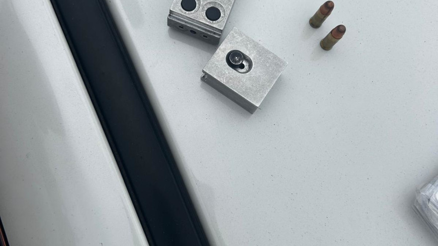 הכדורים שהיו בתוך כלי הירייה של החשוד 