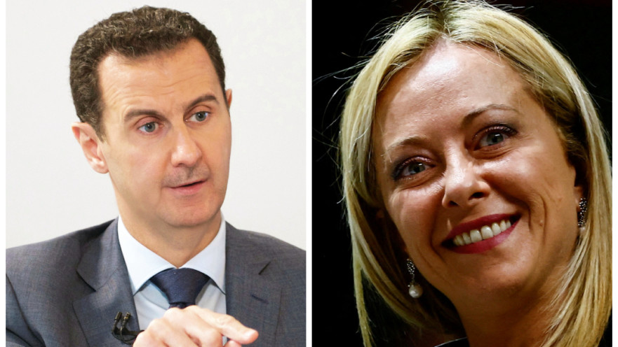 ג'ורג'יה מלוני, בשאר אסד