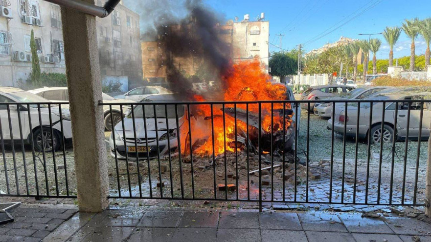 כ-55 שיגורים נורו לצפון. בתמונה: פגיעה בגליל