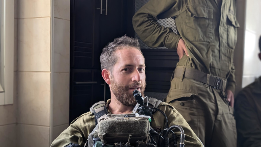 הכתב חיים גולדיטש שנפצע בלבנון