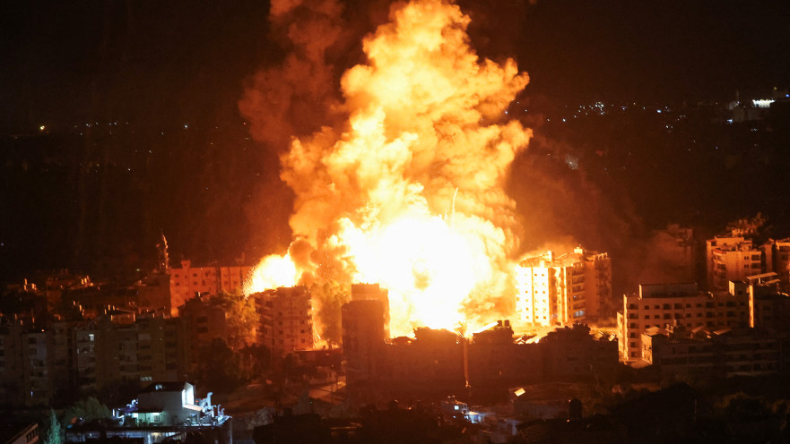 תקיפות בדאחייה בביירות 23.10.24