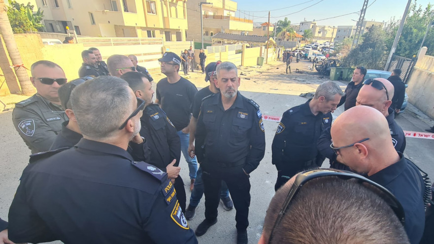 המשטרה בזירת הרצח