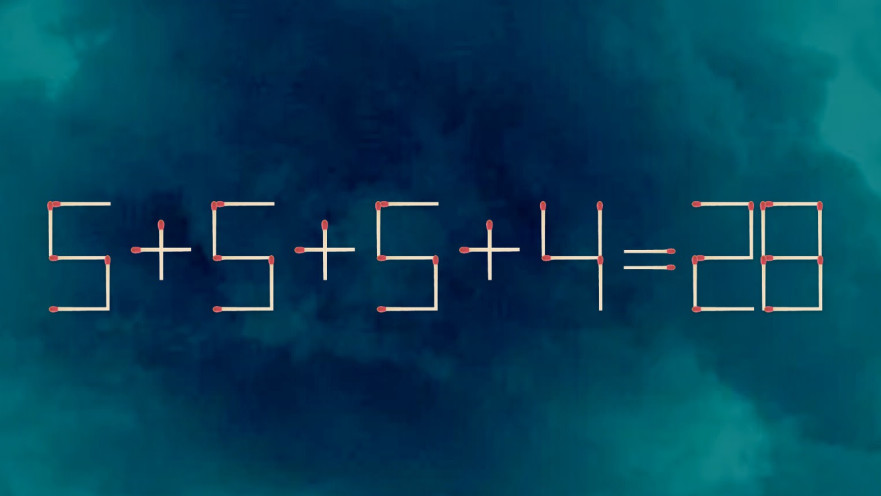 האם תצליחו לפתור את המשוואה באמצעות הזזת גפרור אחד בלבד?