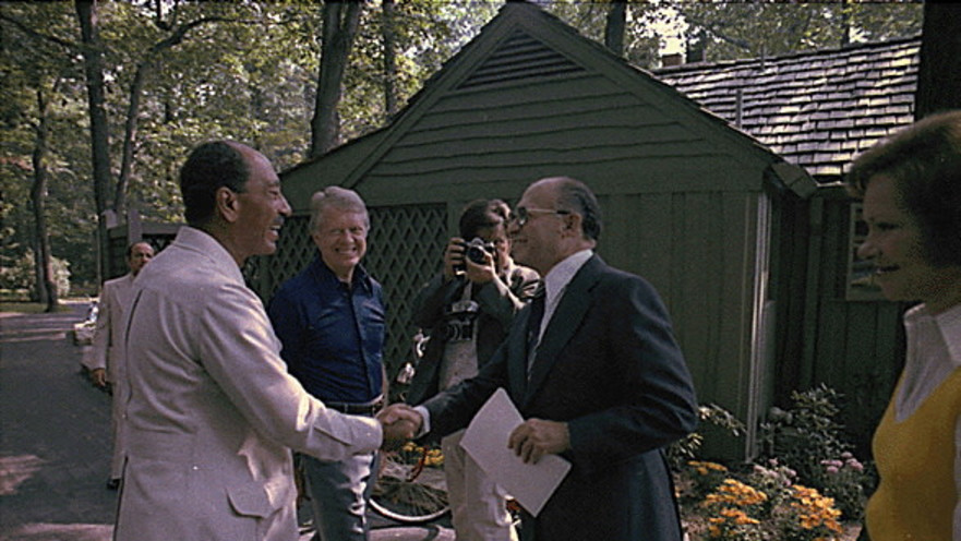 מנחם בגין, ג'ימי קרטר אנוואר סאדאת