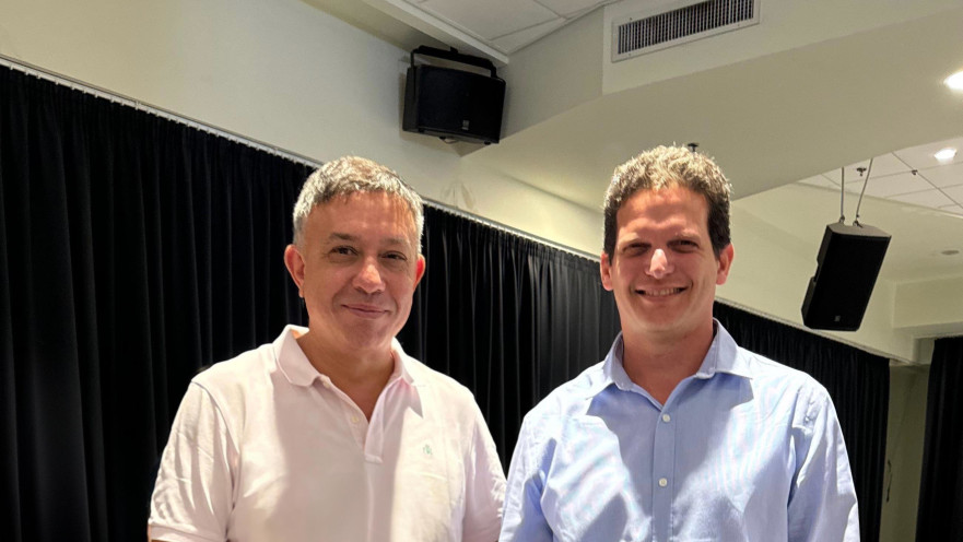 אבי גבאי וד"ר אלקסיס מיטלפונקט