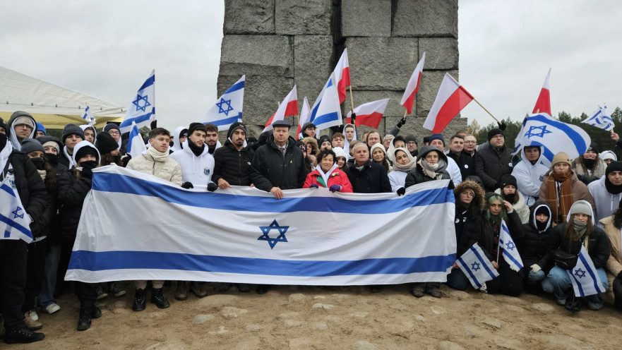 שגריר ישראל בטקס בטרבלינקה